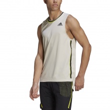 adidas Tennis-Tshirt ärmellos Primeblue (rec.-Polyester) HEAT.RDY alumina Herren